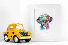 Load image into Gallery viewer, German Shorthair Pointer Watercolor Print