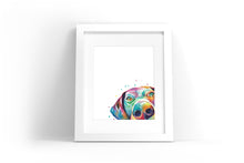 Load image into Gallery viewer, Peekaboo GSP Watercolor Print