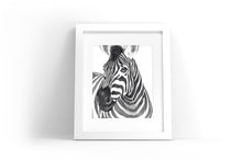 Load image into Gallery viewer, Zebra Watercolor Print