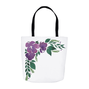 Floral Frame Tote Bag
