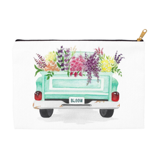 Load image into Gallery viewer, Flower Truck Zippered Pouch