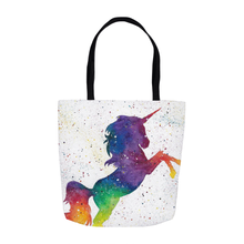 Load image into Gallery viewer, Galaxy Unicorn Tote Bag