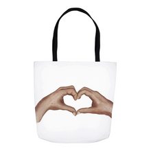 Load image into Gallery viewer, Heart Hands Tote Bag