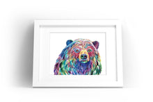 Load image into Gallery viewer, Grizzly Bear Watercolor Print