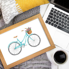 Load image into Gallery viewer, Bicycle Watercolor Print