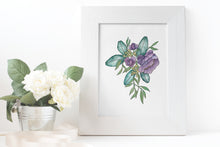Load image into Gallery viewer, Floral Illustration #2 Watercolor Print