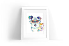 Load image into Gallery viewer, Miniature Schnauzer Watercolor Print