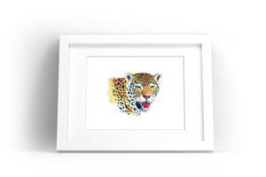 Jaguar Watercolor Print