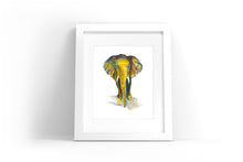 Load image into Gallery viewer, Elephant Watercolor Print