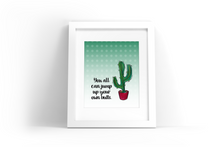 Load image into Gallery viewer, Cactus Watercolor Print