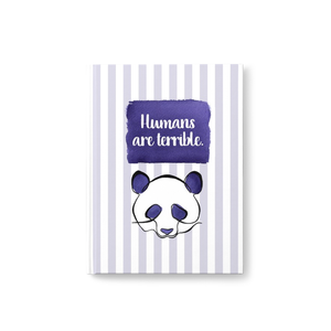 Humans are Terrible Hardcover Journal