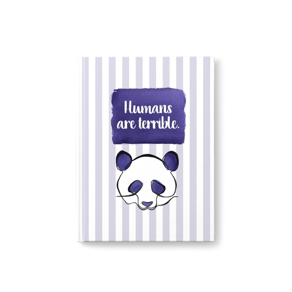 Humans are Terrible Hardcover Journal