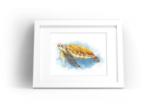 Load image into Gallery viewer, Sea Turtle Watercolor Print